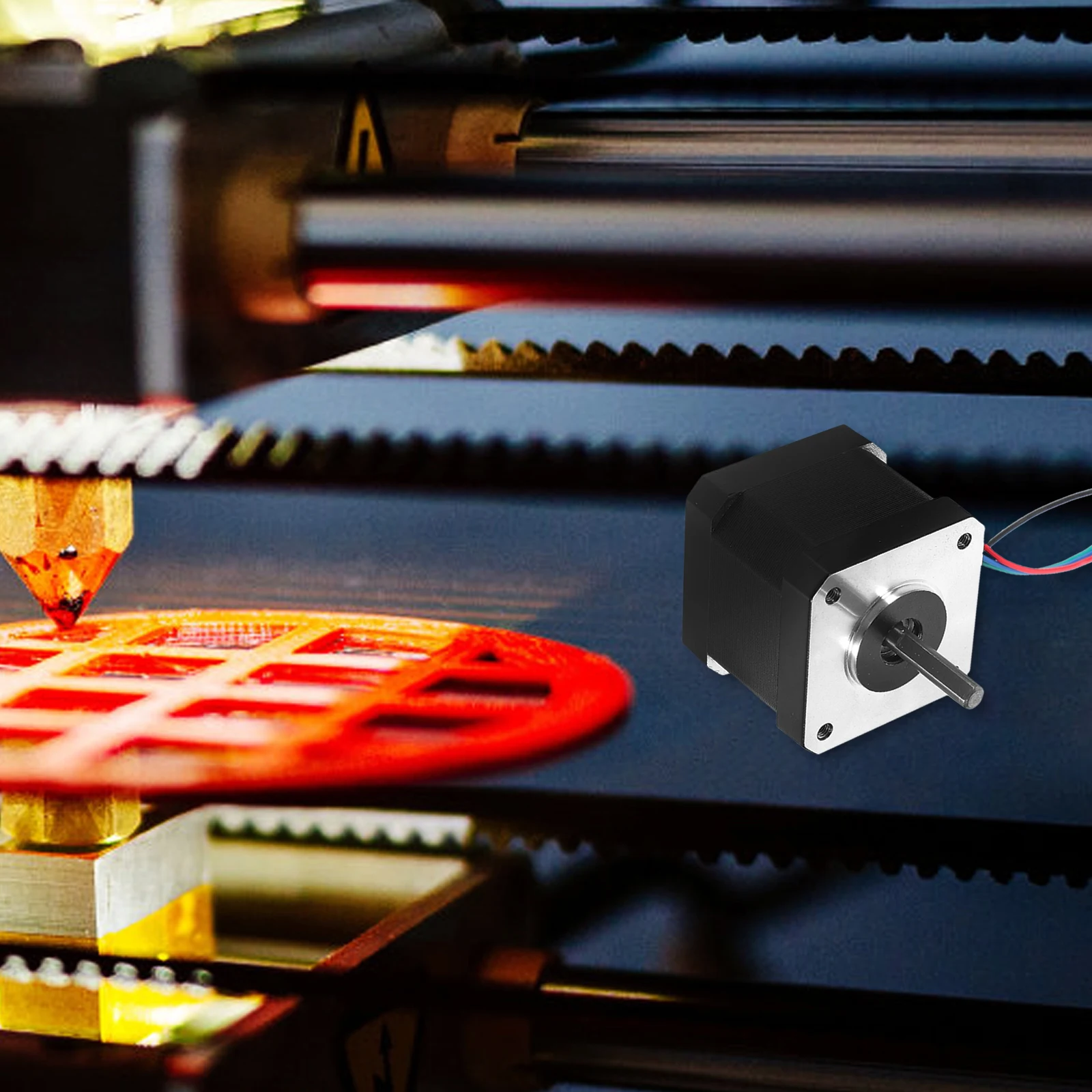 

Биполярный шаговый двигатель с высоким крутящим моментом, 92 унций, 65 н см, номинальный ток 21 А, сопротивление фаз, 16 Ом, 18 градусов, шаговый двигатель для 17