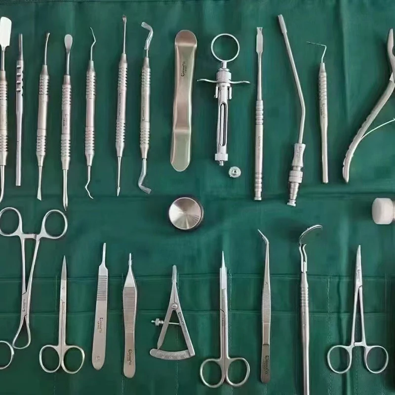 

26 Piece Dental Implant Basic Instrument Set for Surgical Implantology, Periodontal, and Orthodontic Use