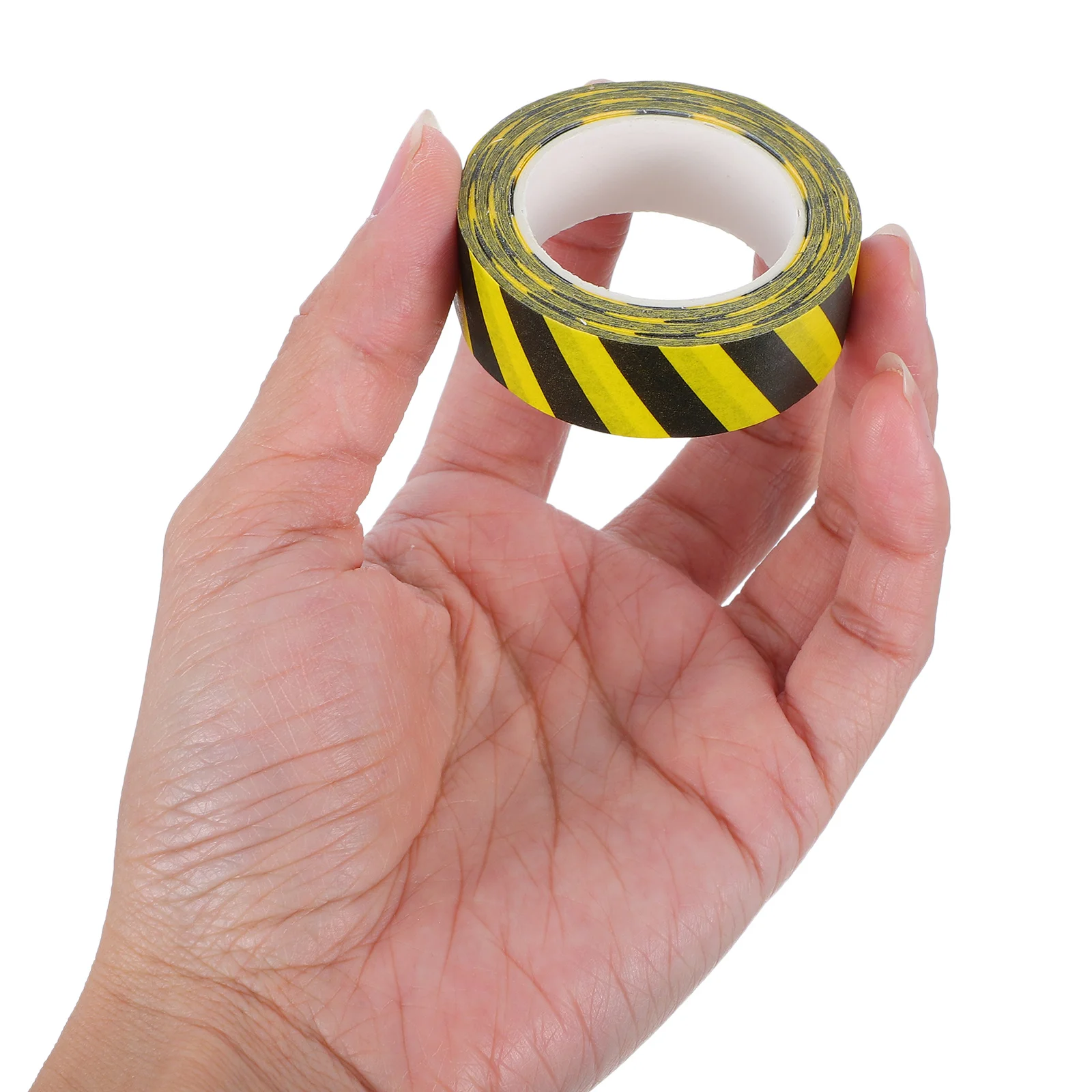 

1 Roll Micro Warn Tape Roll Replacement Miniature Traffic Warning Tape for DIY Road Layouts Creative Play with Realistic Warning