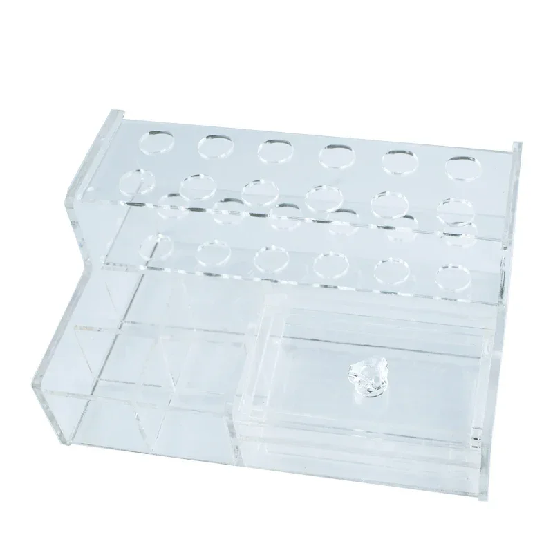 

Dental Resin Dispenser Holder Dentistry Transparent Acrylic Organizer Material Adhesive Storage Box Dental Supplies