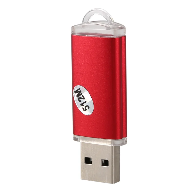 A92Z 6X USB 2.0 Flash Memory Stick Pen Drive تخزين الإبهام اللون: أحمر السعة: 512 ميجابايت