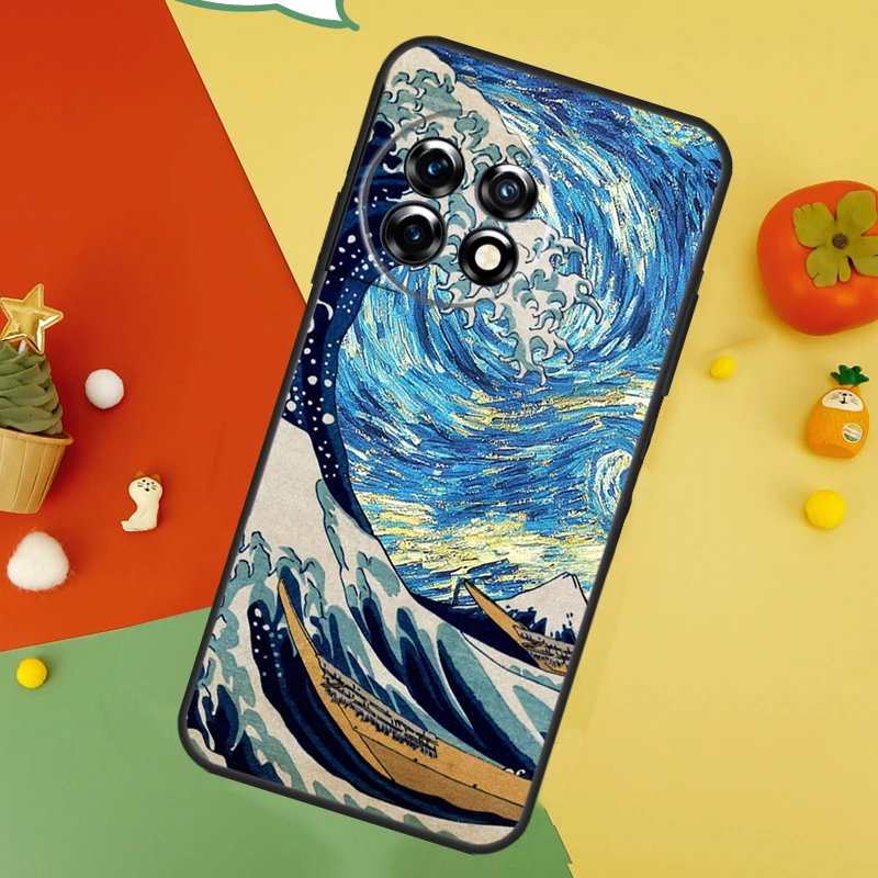 لوحات ليلة مرصعة بالنجوم فان جوخ حافظة لهاتف OnePlus 15 12 12R 13T 13R 13 11 9 10 Pro 10T 8T Nord 5 CE 2 3 4 Lite N20 N30