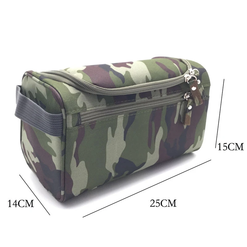 Men\'s and Women\'s Camouflage Cosmetic Bag Leopard Print Travel  Beautician Cosmetic Bag Storage Bag