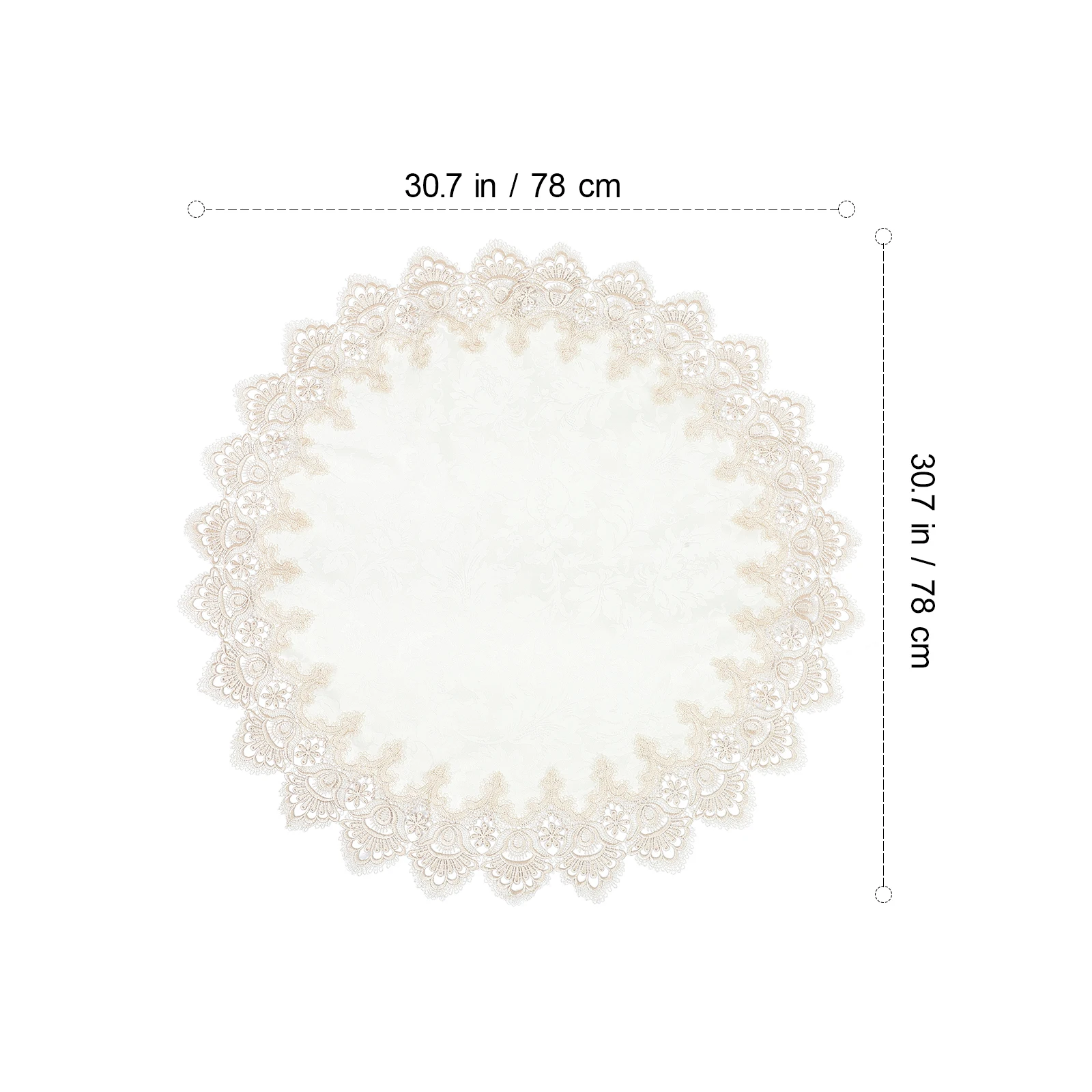 

Table Lampshade Cover Dust-Proof Chic Supple Cloth Waterproof Protective Accessory For Home Light Shade Delicate Lace