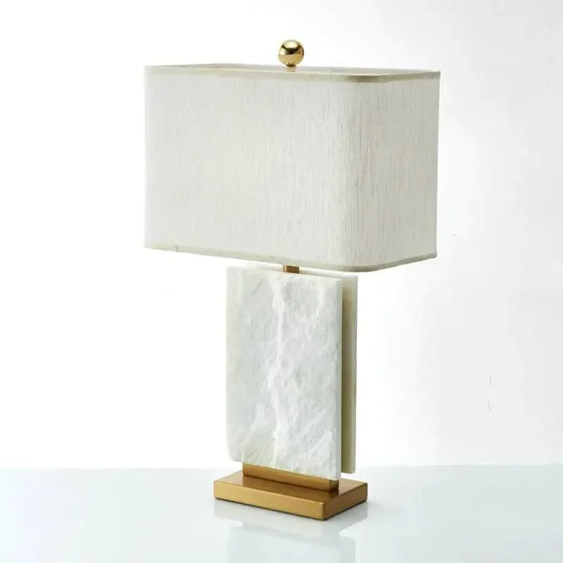 Fashionable, modern, postmodern, creative, minimalist desk lamp, marble designer, model room, living room, bedroom, study, desk