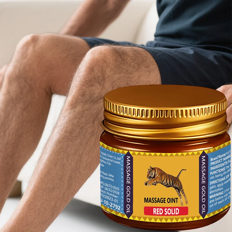 Tiger Balm Massage Ointment 50g - Multi-Joint Care for Knee/Elbow/Shoulder, Non-Sticky & Fast Absorption, Daily Use