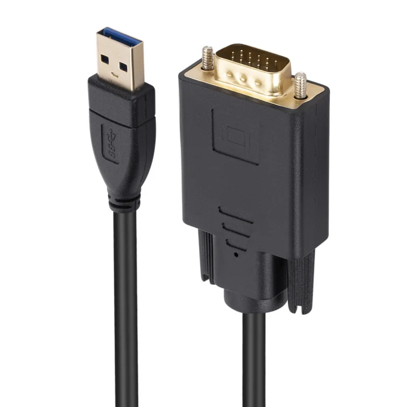 USB 3.0 to VGA video converter projection adapter cable computer USB external extended projection screen