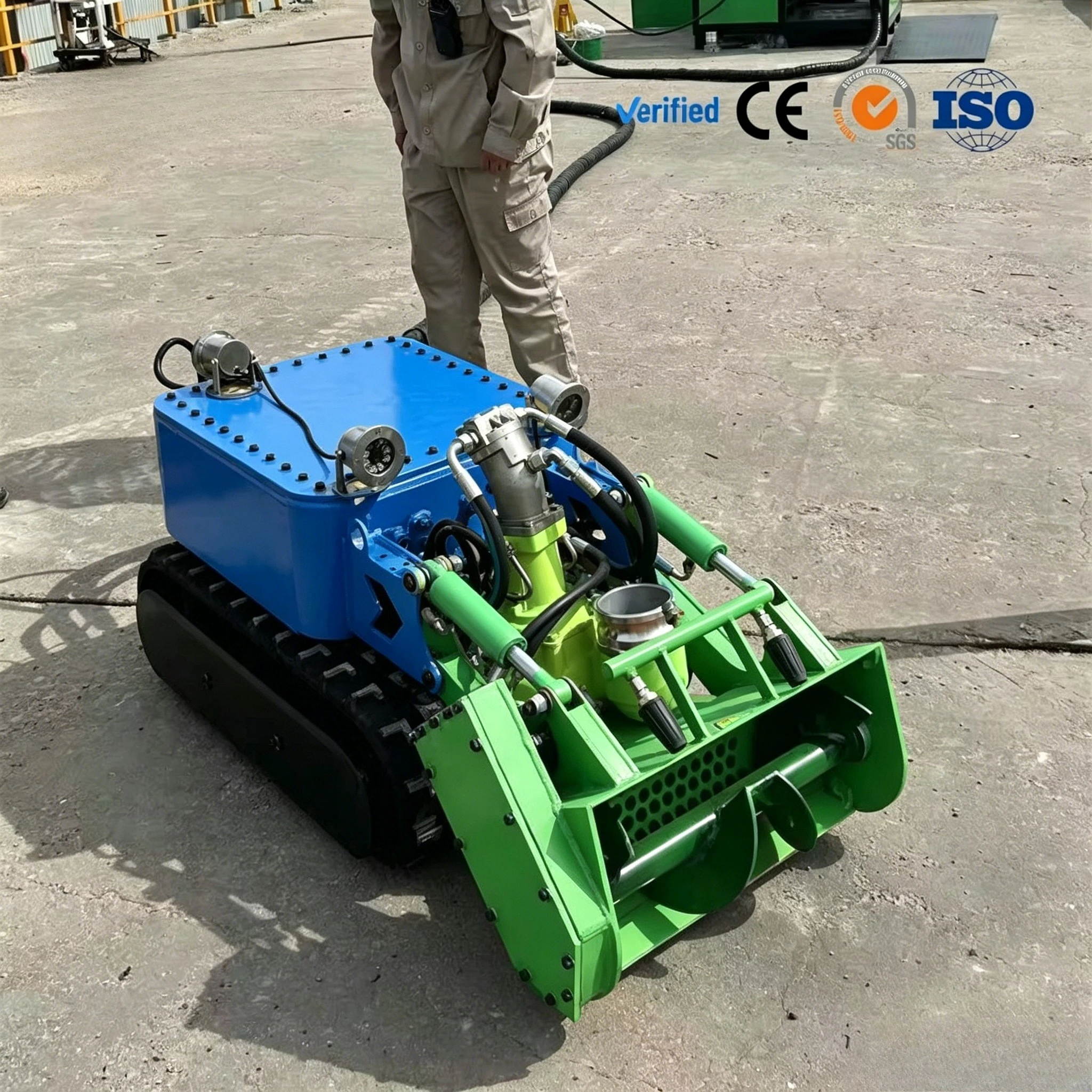 Crawler Tracked Underwater Mobile Chassis Submersible Dredging Robot Sewage Tank Sludge Reservoir Desilting Dredging Robot