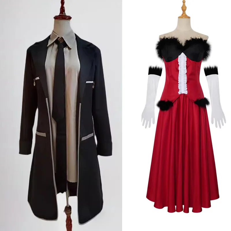 

Anime Kaiki Deishuu Oshino Shinobu Araragi Karen Cosplay Costume MEN Women Cute Girl Lolita Ruffle Dress Uniform