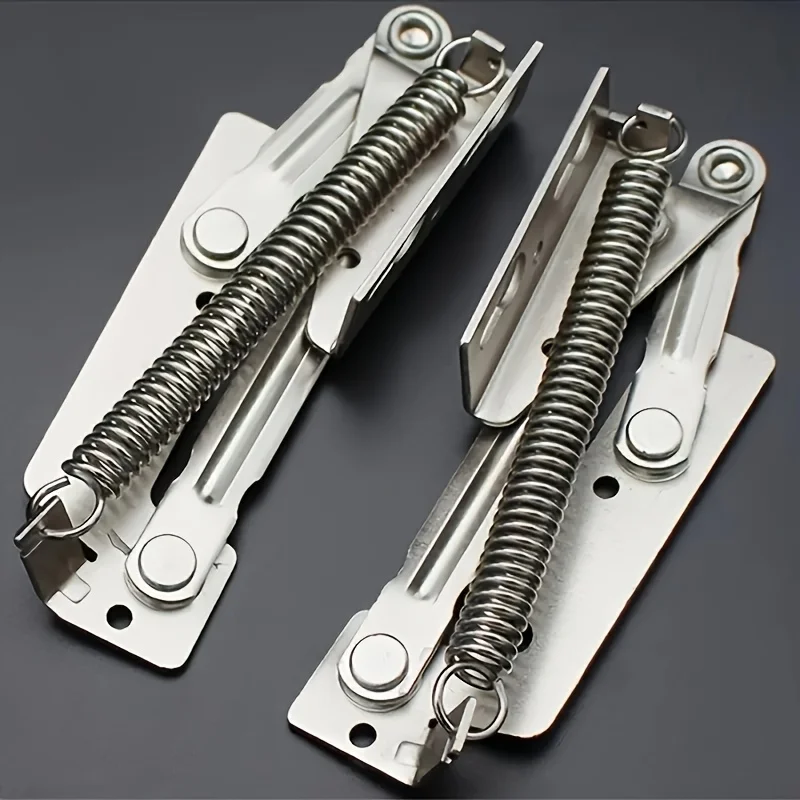 Dobradiças de mola de 80 graus, 2 peças, porta de armário, levantar, aba, suporte superior, armário, cozinha