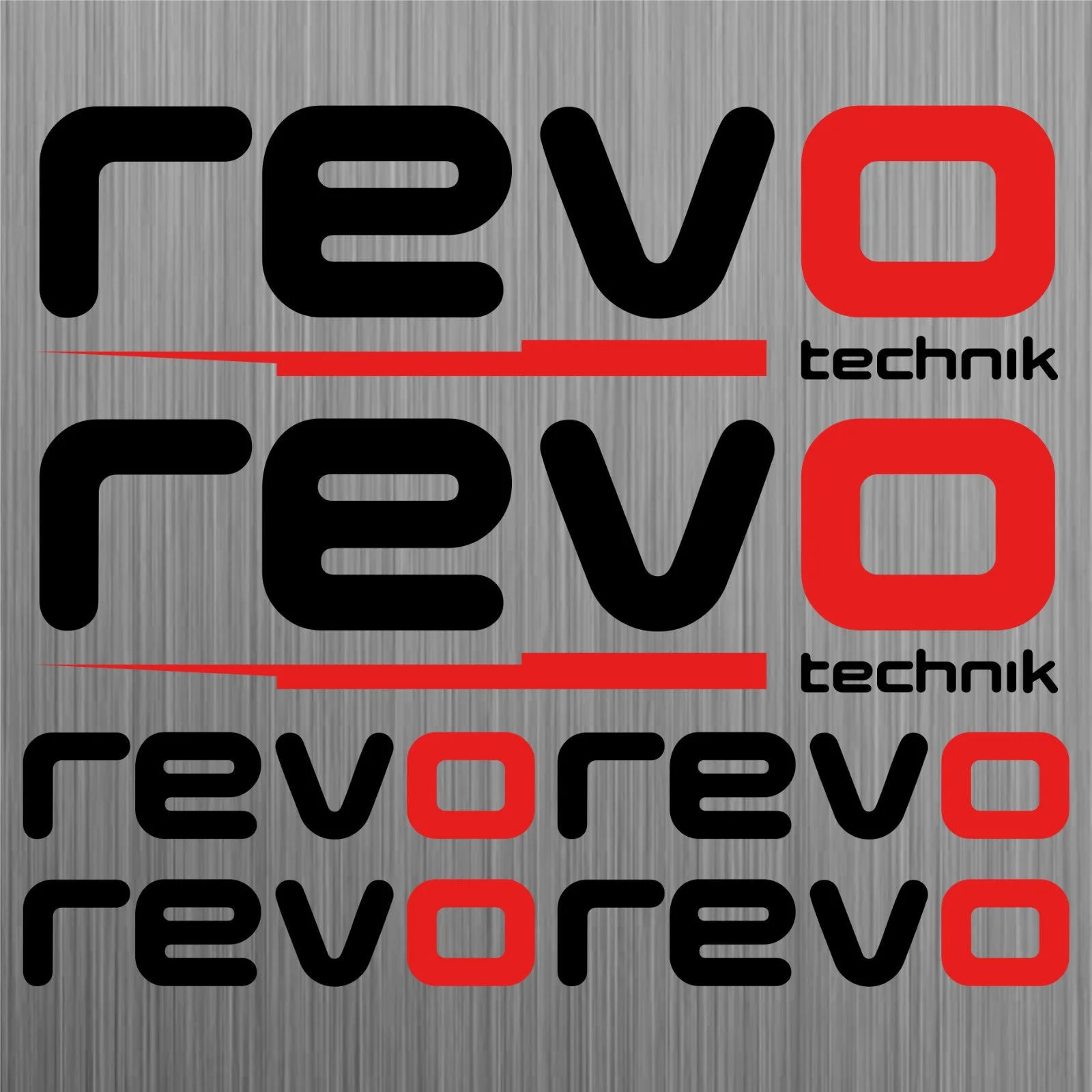 For Revo Technik sticker decal car set 6 Pieces Car Styling