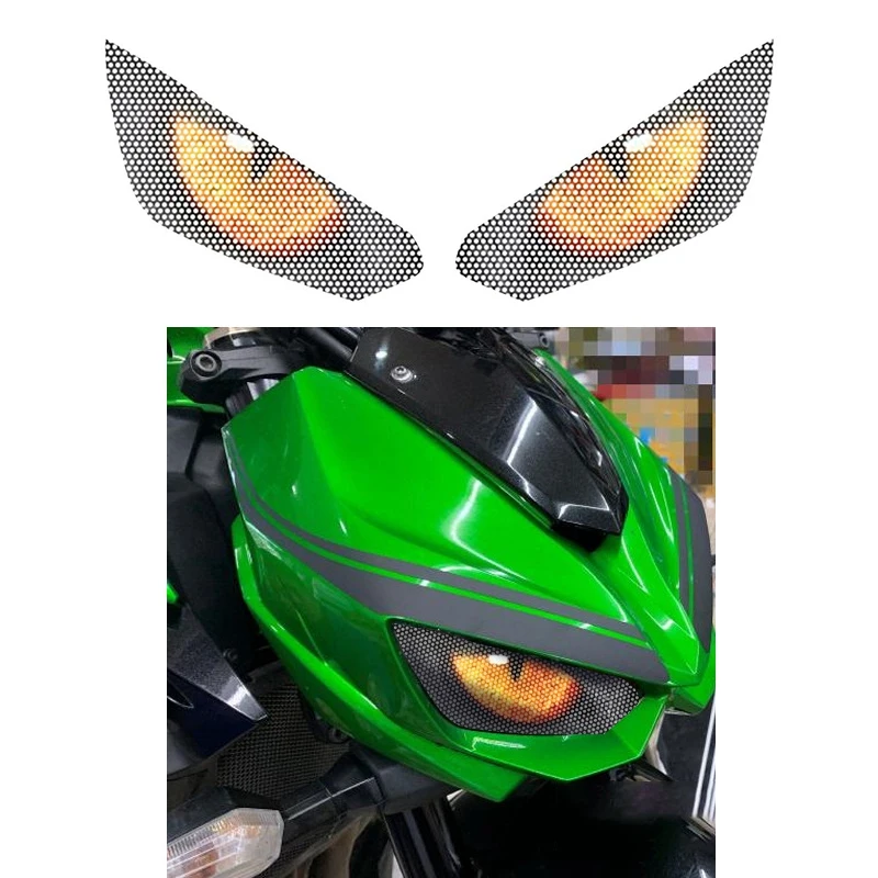 Motorcycle Headlight Protection Sticker Headlights Eye Body Sticker For Kawasaki Z1000 Z 1000 2014 - 2016 A