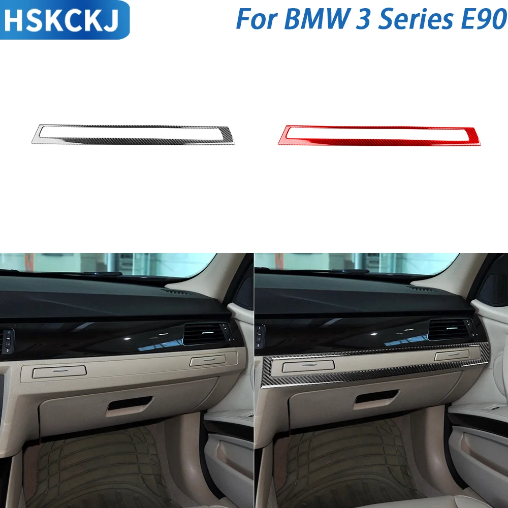 

Автомобильные аксессуары Carbon Fiebr Copilot, декоративные полоски, Painl, накладка, наклейка, модификация для BMW 3 серии E90 2005–2012 гг.