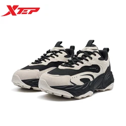 Xtep Huiyou Vintage For Women 2024 Winter Sports Shoes Comfortable Breathable Soft Cushion Universal Sneakers 876418320017