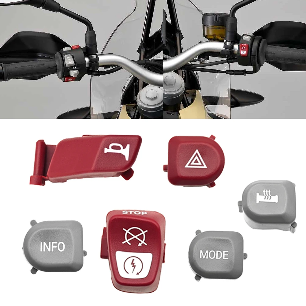 for BMW F700GS F800GS F800GSADV F800R F800GT F800 GS Adv Motorcycle Switch Button Cover handlebar buttons Plastic Accessories