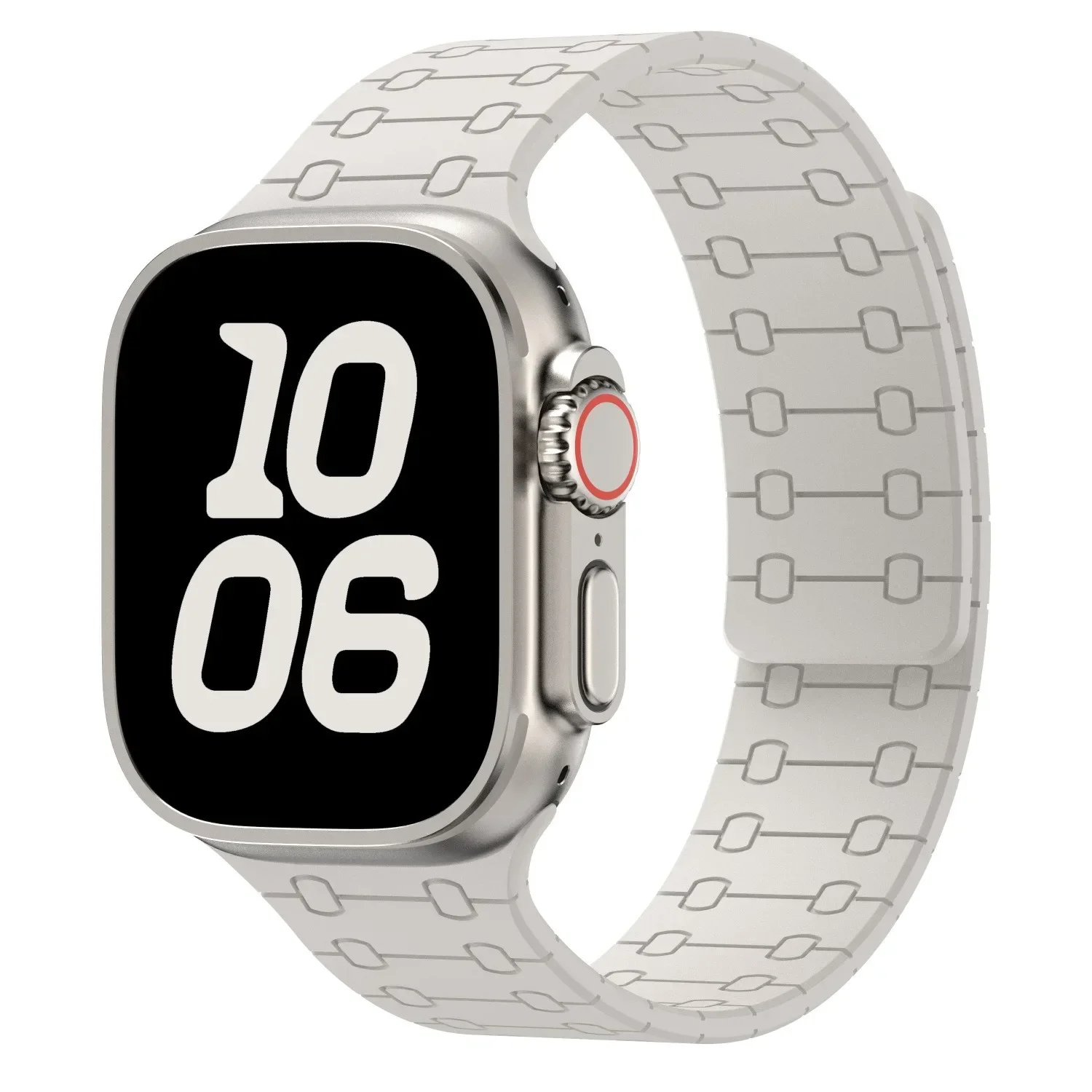 Silikonarmband für Apple Watch Ultra 4 3 2 49mm 12 11 10 46mm 42mm 9 8 7 45/41mm Magnetisches Armband iWatch 6 5 4 SE 44/40mm – Detail 17