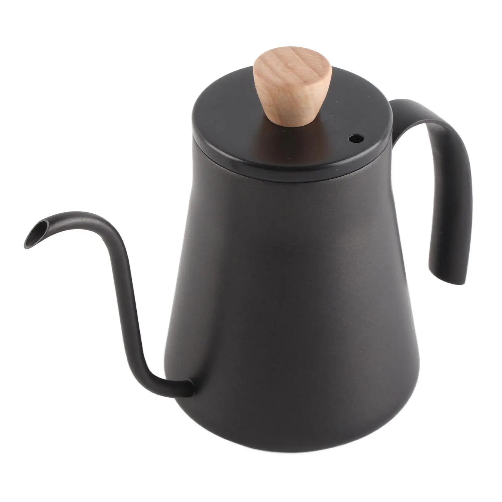 

High Quality Gooseneck Coffee Kettle 304 Stainless Steel for Pot with Lid and Handle for Brewing 400ml Capacity