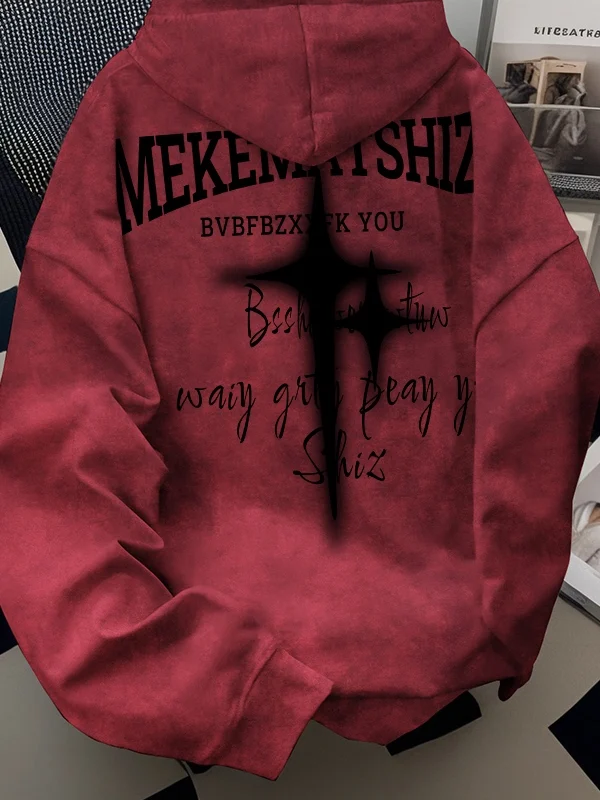 

Модная толстовка с принтом тай-дай, универсальная модель для весны и осени, брендовая, без этикетки, длинный рукав, с принтом