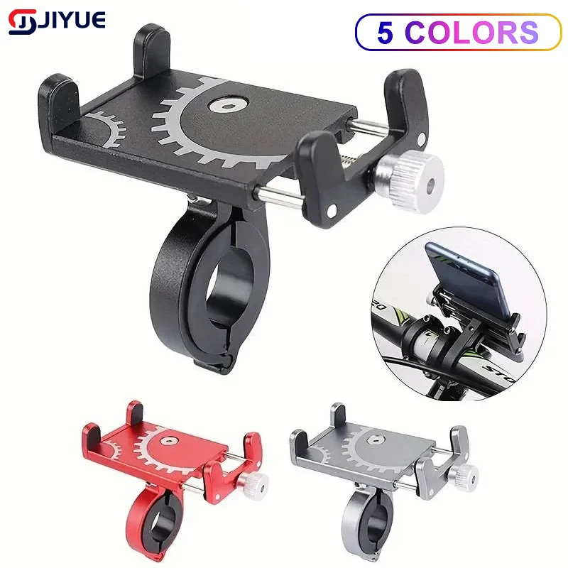 Bicycle Phone Holder Mount Universal Mobile Cell GPS Metal Riding MTB Motorcycle Stand Bracket Bike Moto Handlebar Antislip Clip