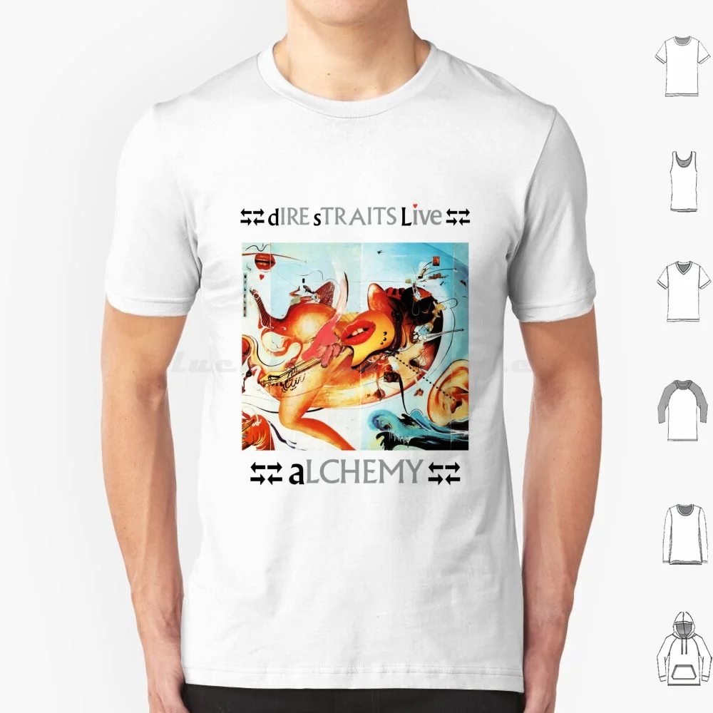 Camiseta Vintage Dire Straits Alchemy 6xl, camiseta de algodón, camiseta genial Dire Straits Brothers In Arms Strait Money For Nothing Mark Knopfler