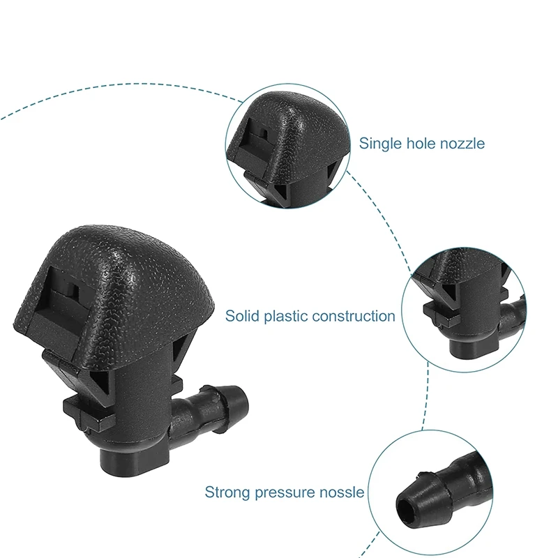 Tuyau de lave-glace avec connecteurs pour Honda Pilot, 76810-SZA-A01ZA et UAE, 2009-2012, 2014, 2015, 1 jeu