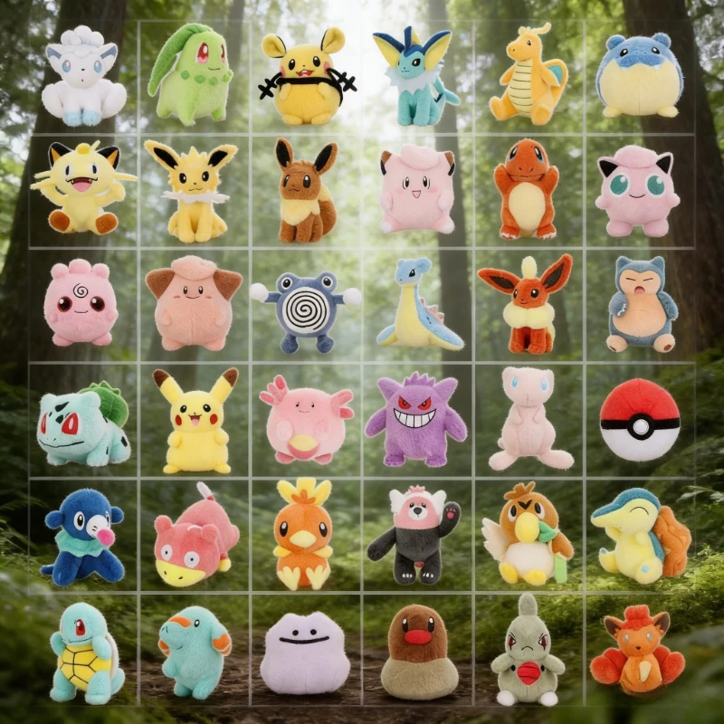 Peluche de Pokémon de Takara Tomy, Venusaur, Dragonite, Gengar, Blastoise, Mewtwo, Pikachu, Charizard, Charmander, Jenny Turtle, Juguete de Peluche de Anime