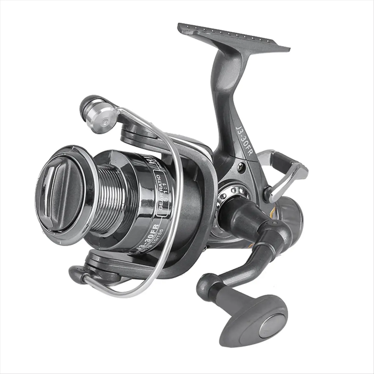 

*ABHW Strong Carp Front Rear Double Brake Spinning Fishing Reel 5.1:1 Gear Ratio Smooth Sea Fishing Tools for Saltwater FR30