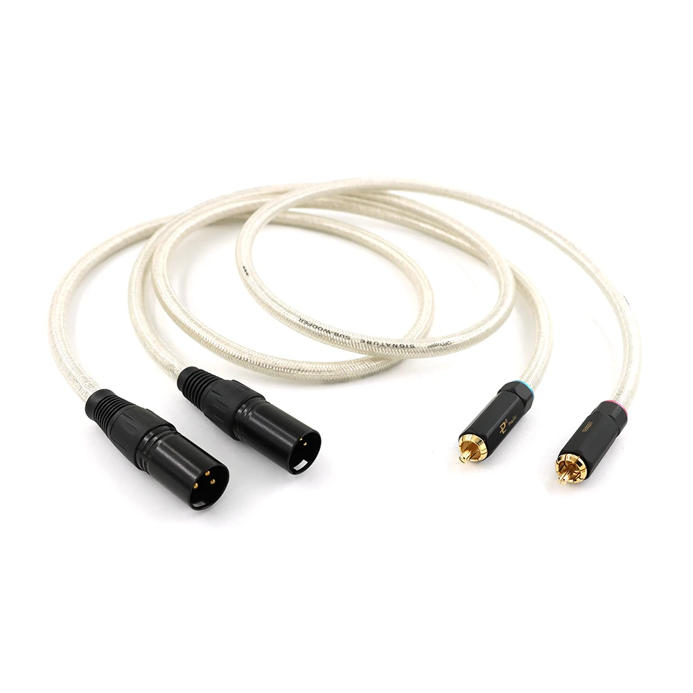 Pro Audio Hybrid Interconnect — трехэкранированный OFC-сердечник с золотыми клеммами XLR ​