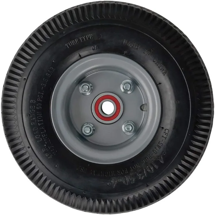 Magline HMK15AUA4 Aluminum Hand Truck, Vertical Loop Handle, Pneumatic Wheels, 500lbs Capacity