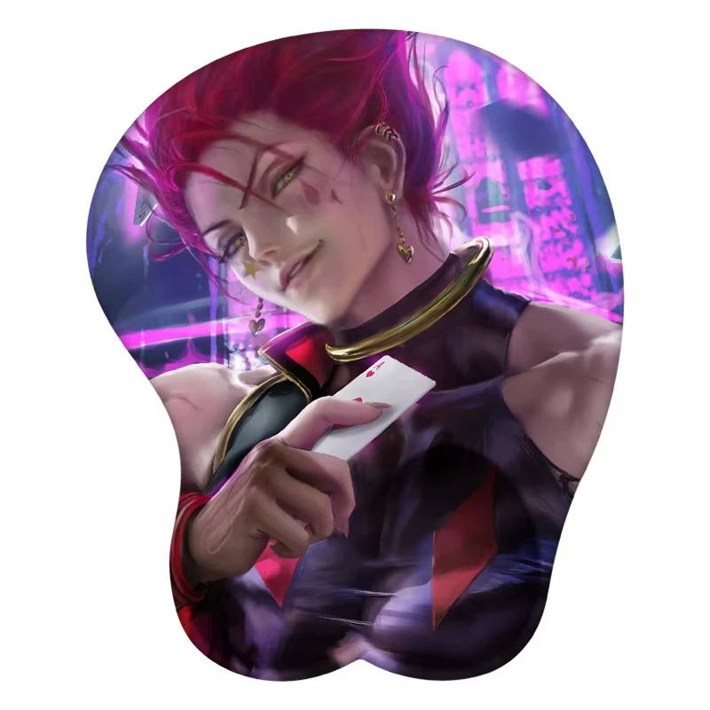 Hisoka 3D Mouse Pad Anime Mousepad Wrist Rest Silicone Sexy Creative Gaming Mat Gift