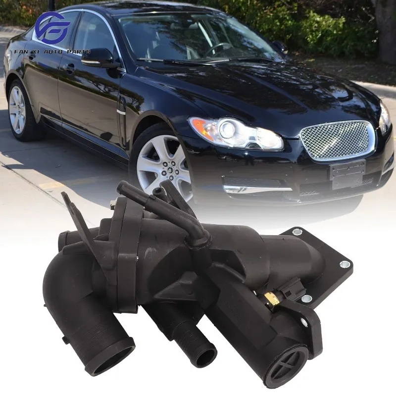 

AJ811793 Water Outlet Housing Assembly of The Engine Cooling Thermostat Is Suitable for The Jaguar XF S Model Super V8.