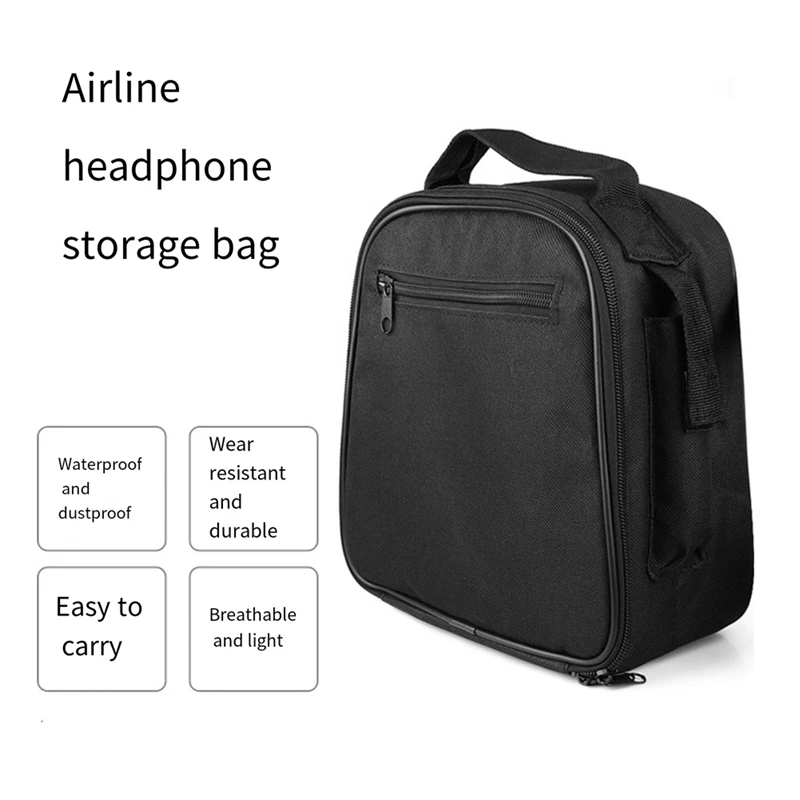 Headphone Storage Bag Headband Headphone Storage Bag Aviation Headphone Bag Pilot Headphone Storage And Organization Bag Durable