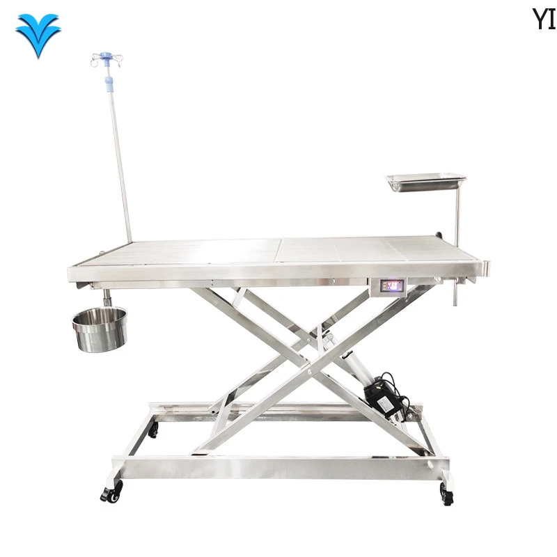 

Medical Grade Height Adjustable Stainless Steel Pet Surgery Operation Table for Veterinary Equipment for Dogs