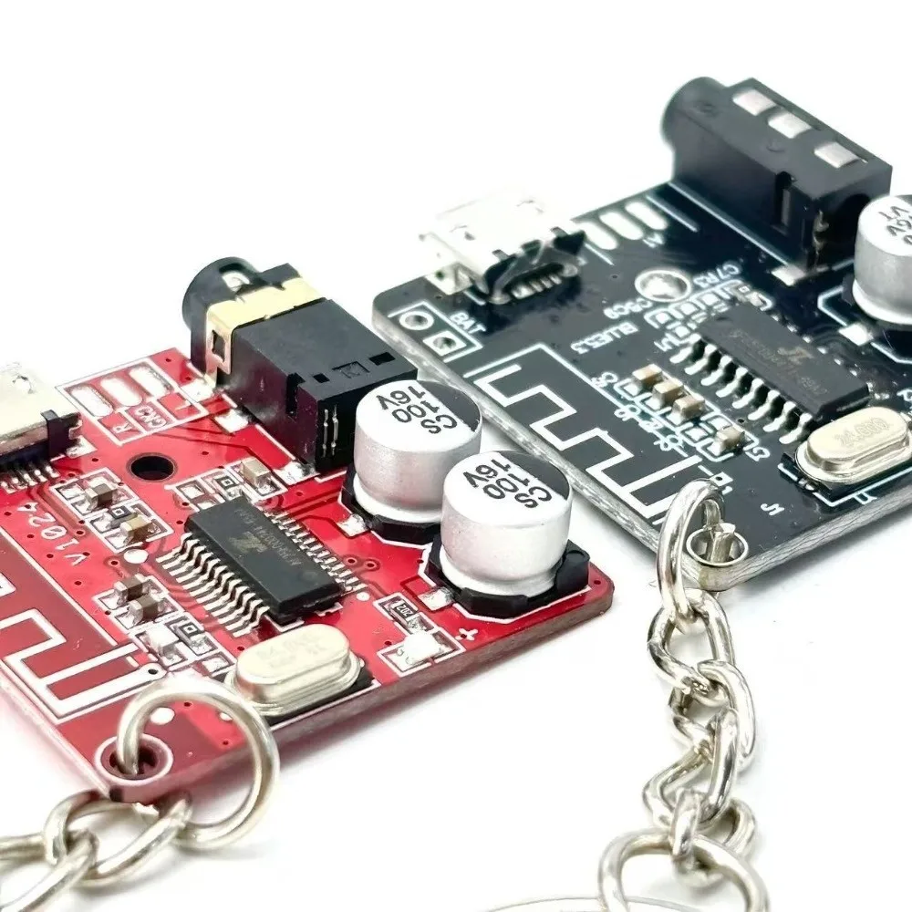 Real PCB Circuit Board Keychain Sturdy Mechanical Electronic Component Key Fob Cyberpunk Style Personalized Bag Pendant Charms