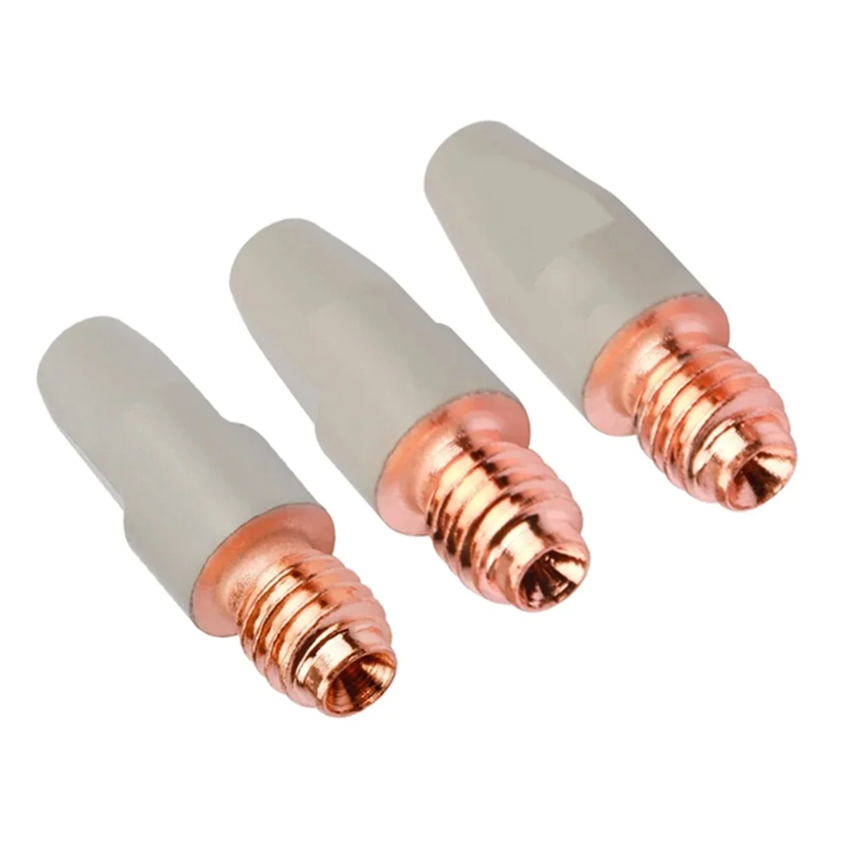 N18R 10PCS 36KD Welding Contact Tips Coating Protect M8 Gas Nozzle Tip 1.0mm MIG Welding Torche Welding Tool Parts
