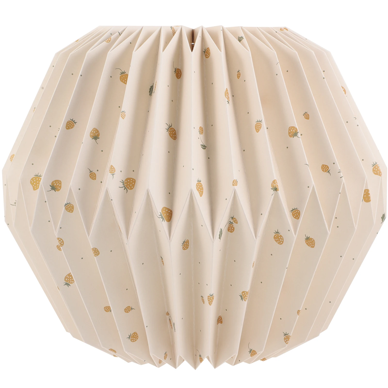 

Paper Folding Lampshade Small Light Cover Modern Shade Creative Pumpkin Strawberries Home Decor Solar Lighting Indoor