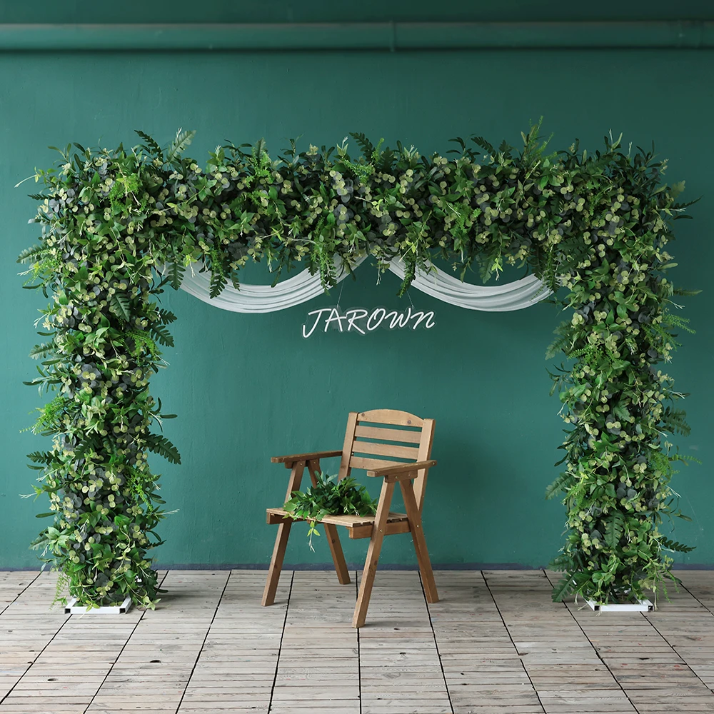 

High Quality Fleur Artificielle Decoration Wedding Event Greenery Eucalyptus Leaves Artificial Floral Arrangement H5.9x1.3ft