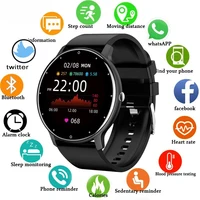 Reloj inteligente LIGE para hombres y mujeres, pantalla completamente táctil, llamada Bluetooth, reloj inteligente resistente al agua, rastreador de actividad/deporte, relojes para Android iOS