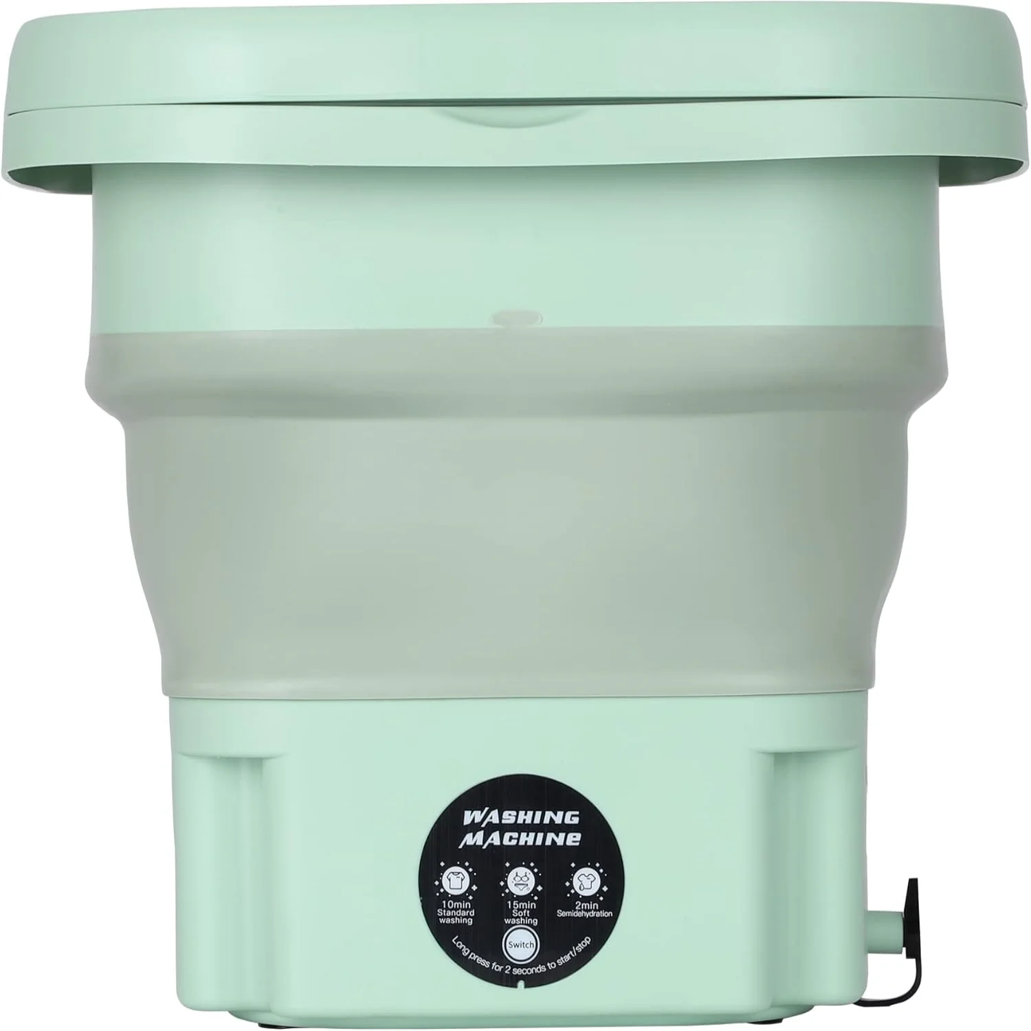 

Portable Washing Machine, Folding Washing Machine with Drain Basket, Portable Washer with Blue Light & Ultrasonic Washing for A