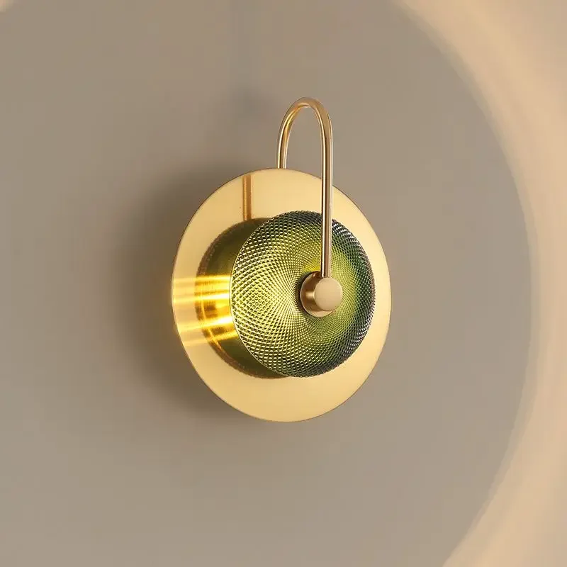 

Designer Wall Lamp for Exhibition Hall Bedroom Hotel Lobby Living Room Glass Background Light