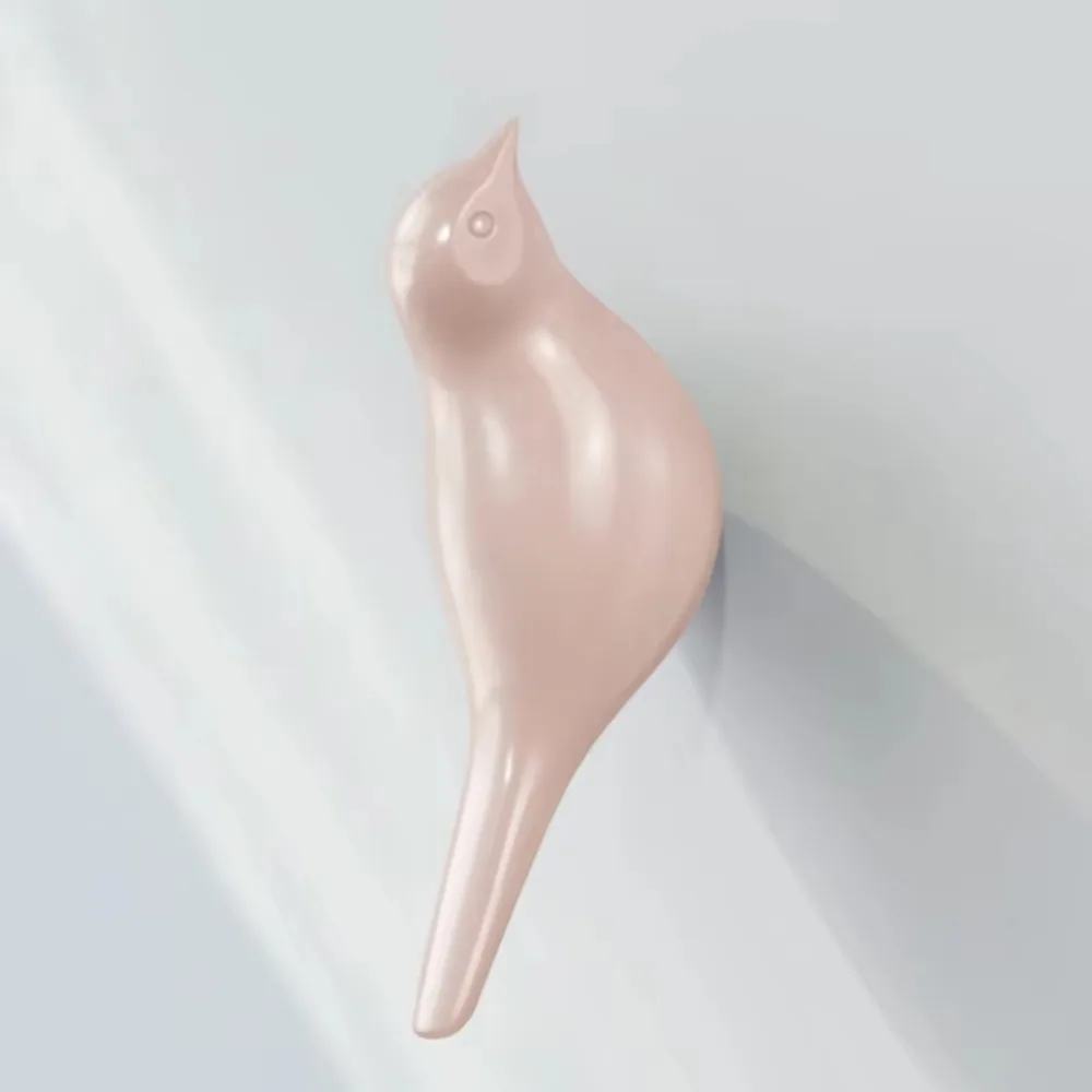 

Multicunction Cute 3D Creative Bird Wall Hook Luxury Modern Home Coat Hook Space-saving Bird Resin Wall Hook Clothes