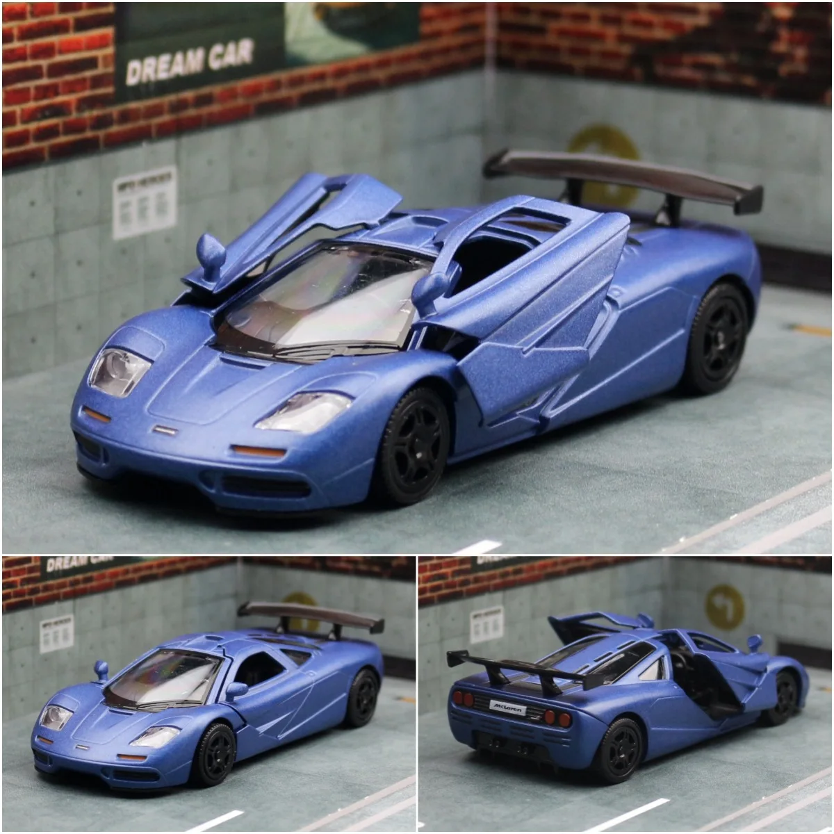 1:36 McLaren F1 1993 Supercar Metal Toy Alloy Car Diecasts & Toy Vehicles Car Model Model Car For Children