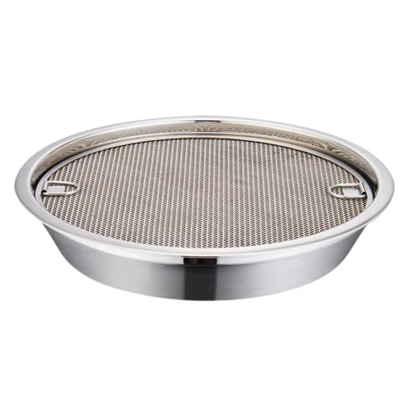 

Tray For Draining Oil After Frying Smokeless Roasting Pan Stainless Steel Tray For Draining Oil After Frying Household Use Fried