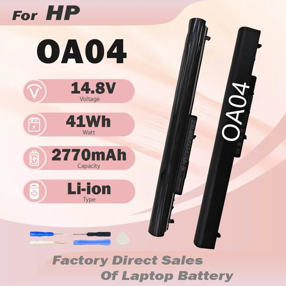 

OA04 OA03 Battery For HP 740715-001 746458-421 751906-541 HSTNN-LB5Y HSTNN-LB5S OA04041 J1U99AA HSTNN-PB5Y TPN-F113 TPN-F115