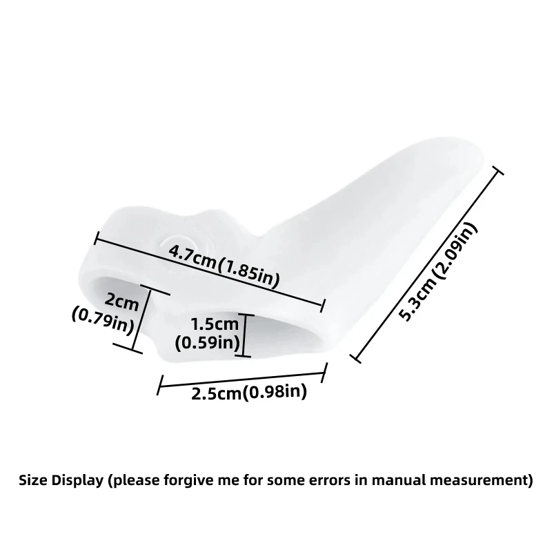 2 Paar Silikon gel Zehen abscheider Daumen Bunion Korrektor Trage Fuß schmerzen Hallux Valgus Korrektur schutz Pediküre ortho pä disch