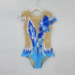 LIUHUO Rhythmic Gymnastics Leotard Competitive Cheerleading Performance For Children