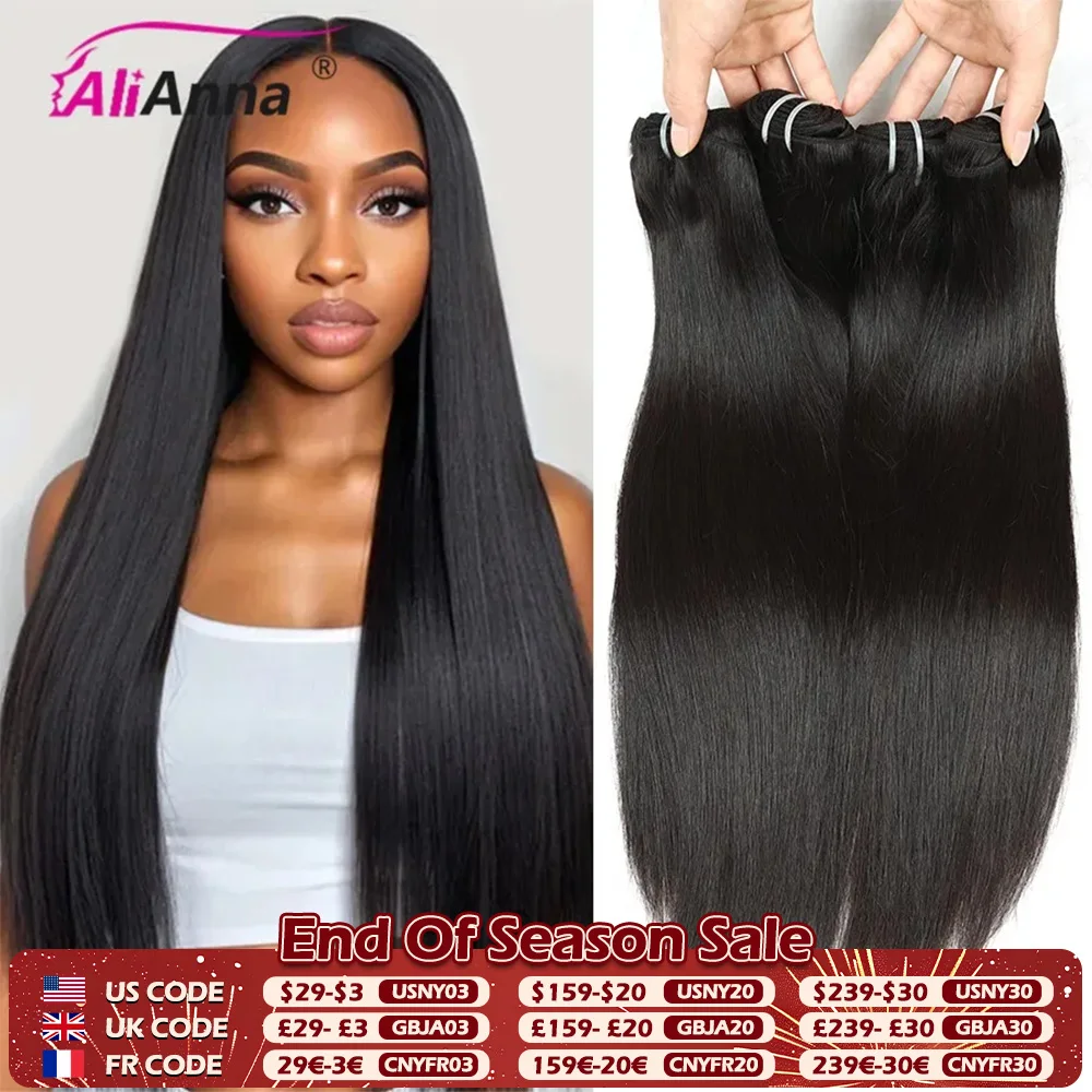 

15A Double Drawn Virgin Bundles Human Hair Raw Vietnamese Hair Bundles Human Hair Straight Bundles Unprocessed Hair Extensions