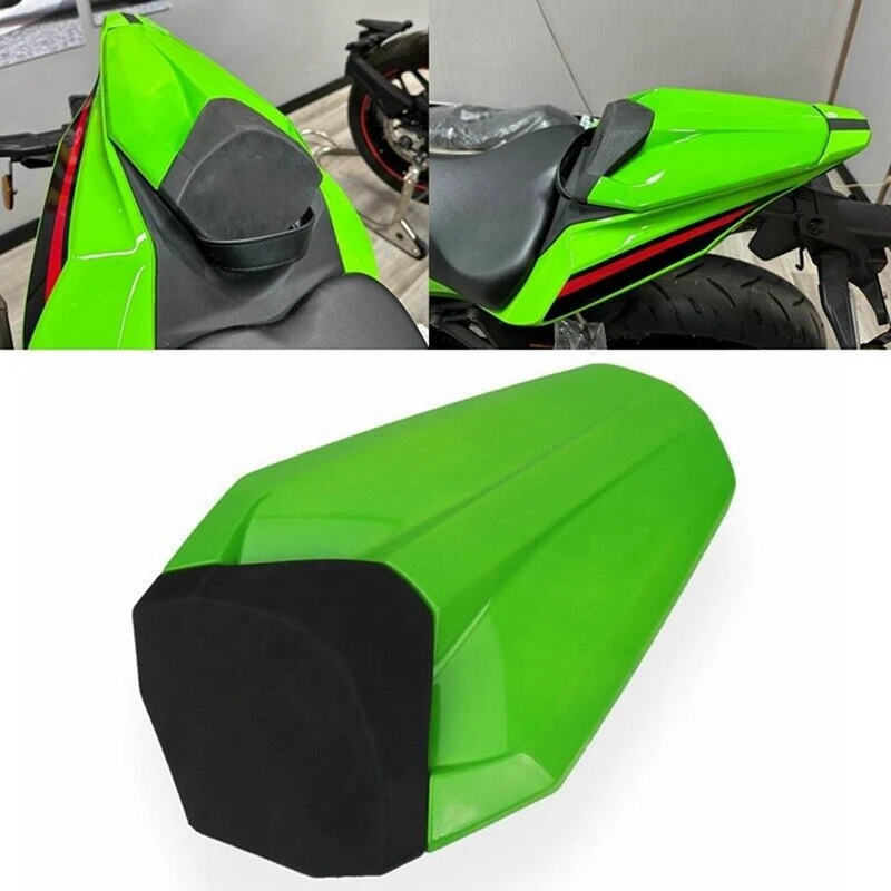 ฝาครอบที่นั่งด้านหลังรถจักรยานยนต์ฝาครอบเบาะนั่งผู้โดยสารสำหรับ Kawasaki ZX-4R ZX-4RR ZX4RR ZX4R 2023ติดตั้งง่าย (คาร์บอน)