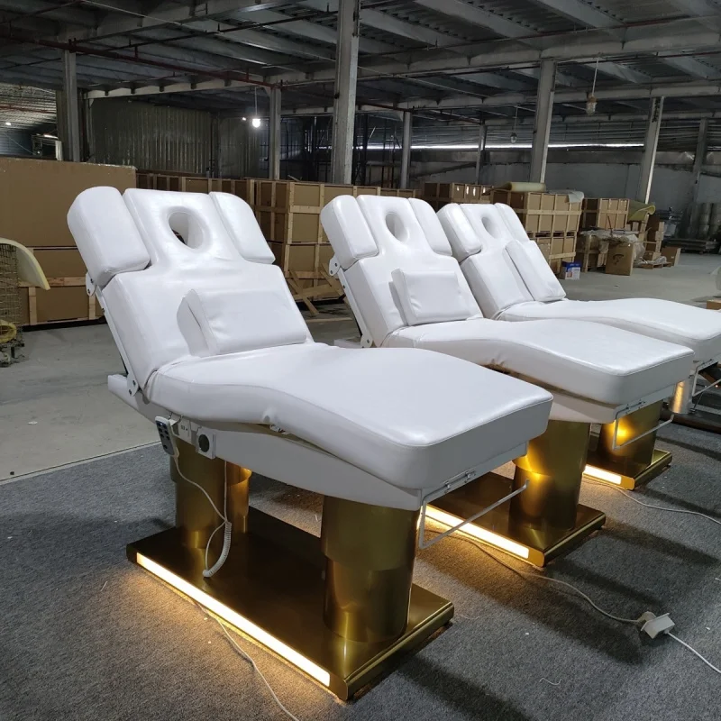 Beauty Bed Beauty Salon, Body Massage, Tattoo Bed, Foldable Micro Plastic Surgery Injection Bed, Fully Automatic Li