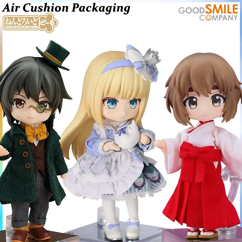 

GSC Genuine Nendoroid Doll Series Through The Looking-Glass: Alice Mad Hatter Tanuki Miko Yui Action Figures Model Toys Gifts